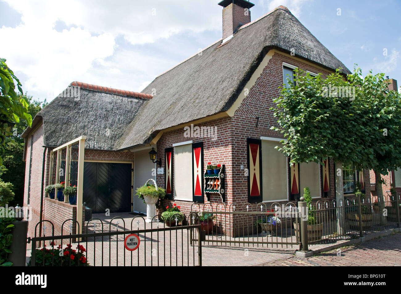 Genemuiden Overijssel Niederlande Dutch Village Stockfoto