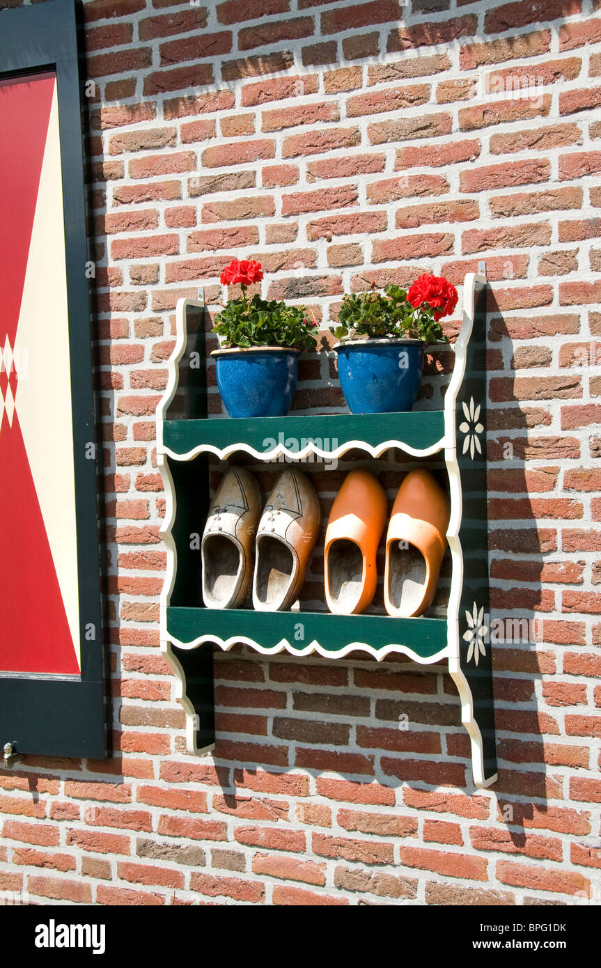Genemuiden Overijssel Niederlande Dutch Village Holzschuhe Stockfoto