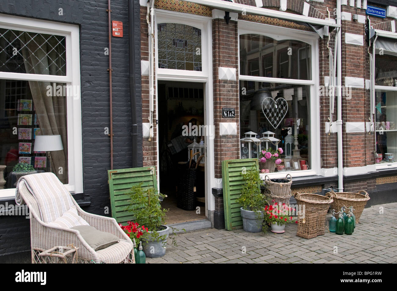 Overijssel Kampen Architektur IJssel mittelalterlichen Stadt traditionelle Hansestadt Stockfoto