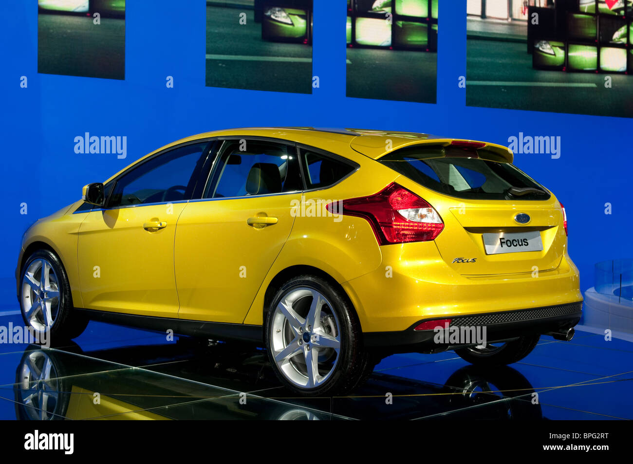 Moskau, Russland - 26 August: Moskau internationalen Automobil-Salon 2010. Ford Focus - Europa-Premiere. Stockfoto