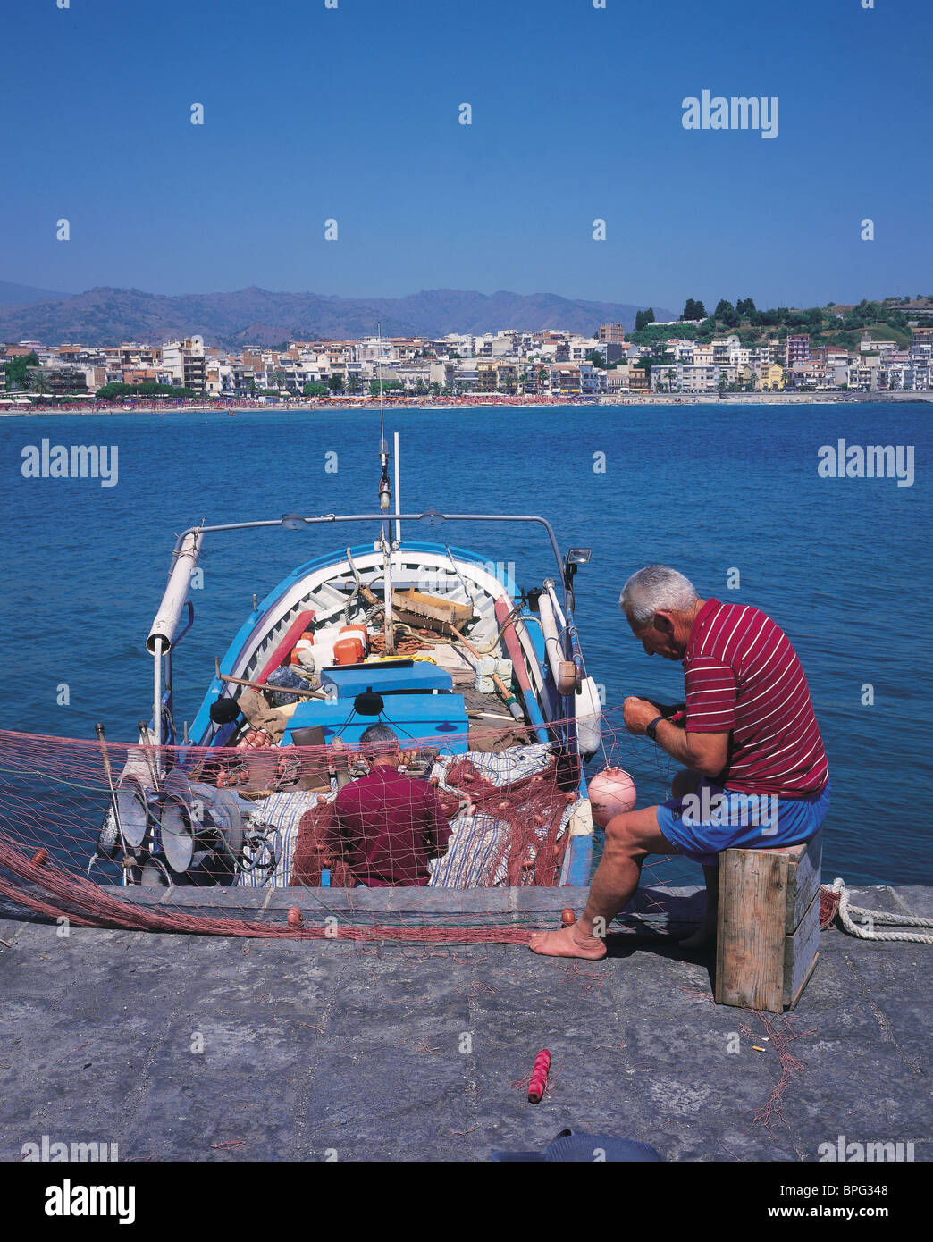 Giardini Naxos, Sizilien Stockfoto