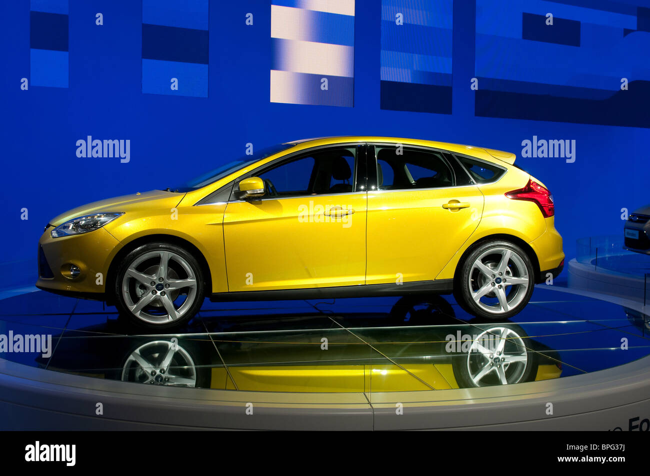 Moskau, Russland - 26 August: Moskau internationalen Automobil-Salon 2010. Ford Focus - Europa-Premiere. Stockfoto