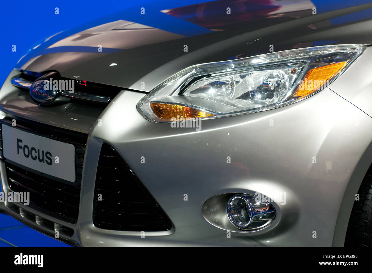 Moskau, Russland - 26 August: Moskau internationalen Automobil-Salon 2010. Ford Focus - Europa-Premiere. Stockfoto