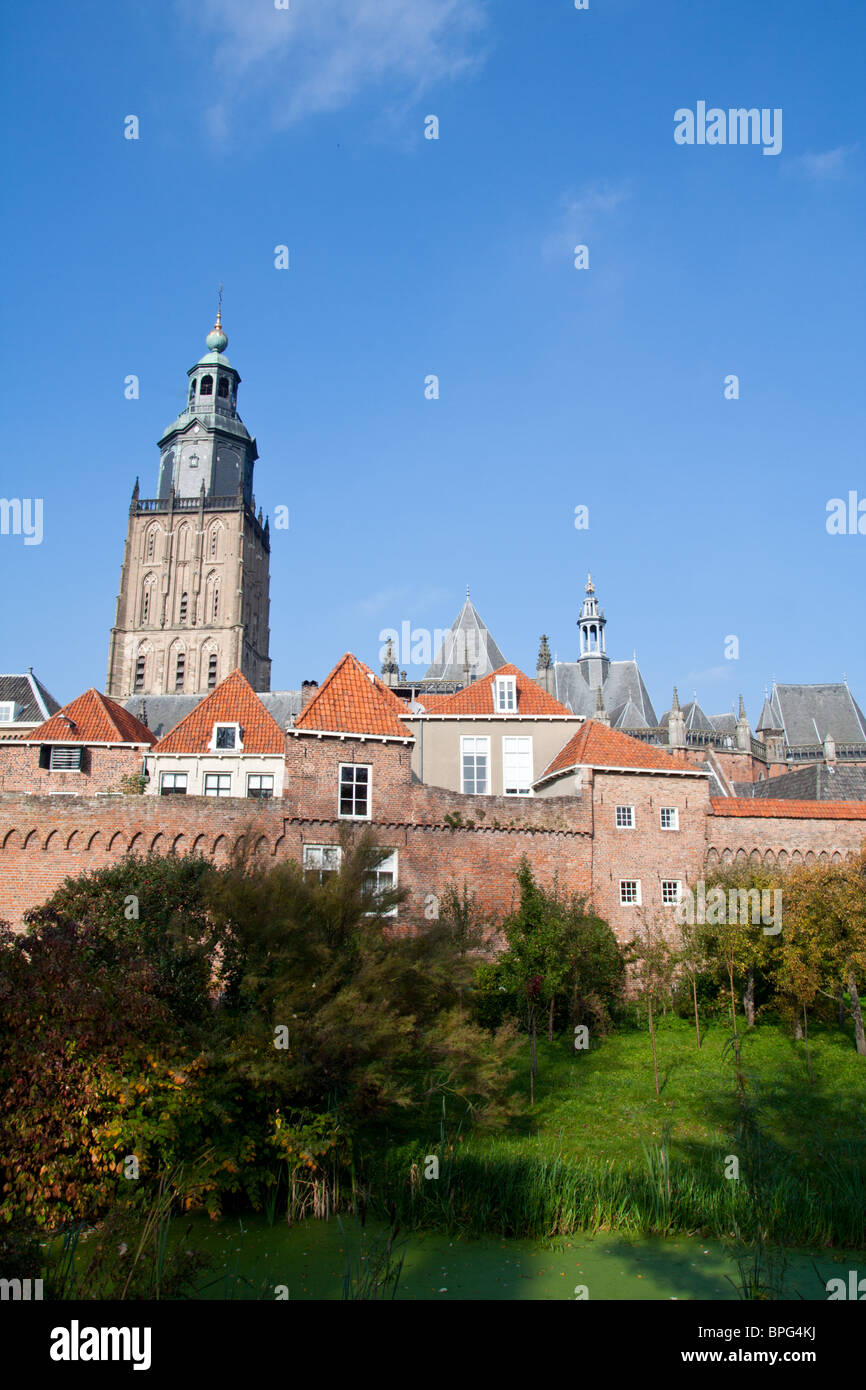 Niederländische historische Stadt Zutphen in Gelderland Stockfoto