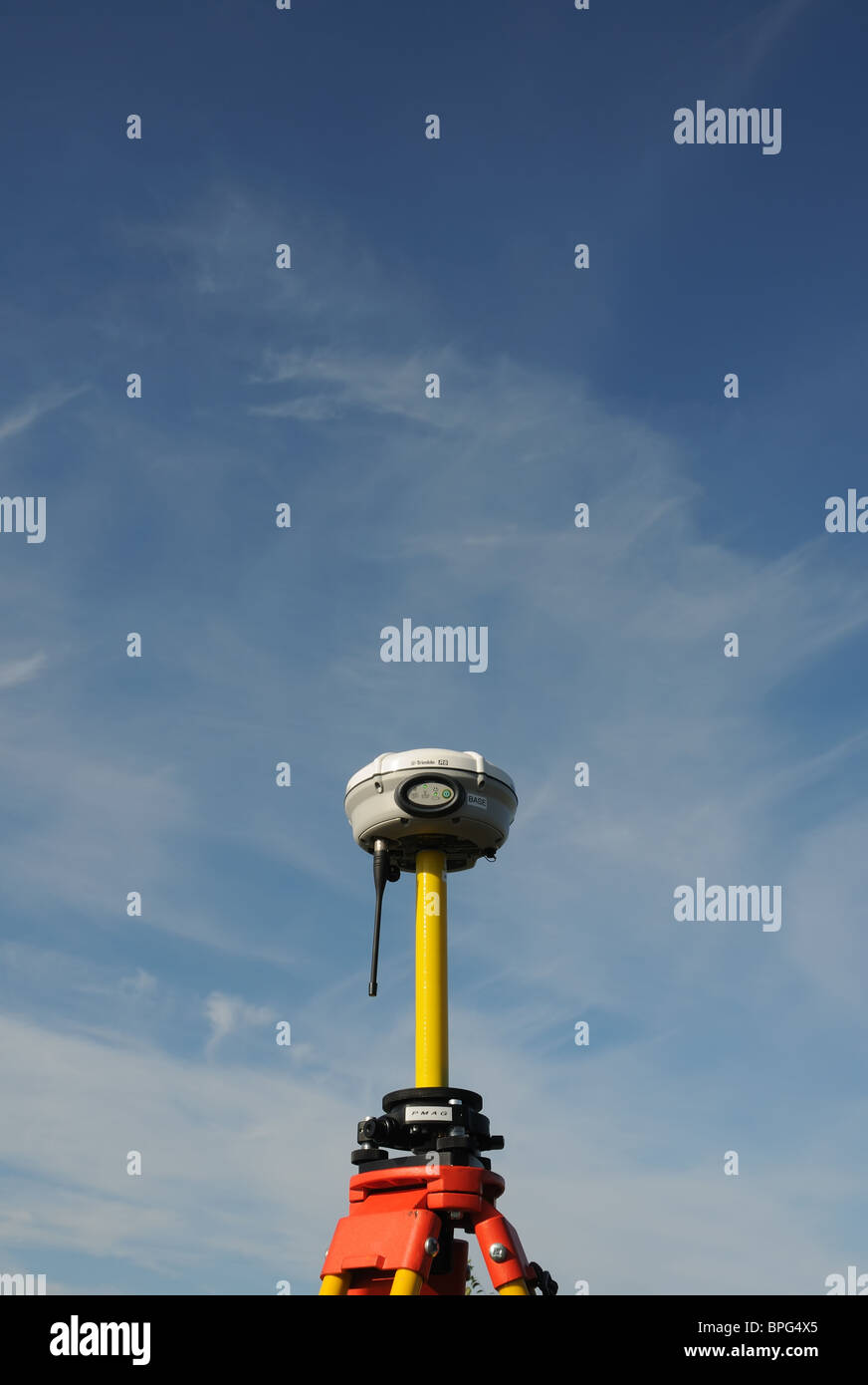 Ein GPS-Gerät verwendet in der Landvermessung Stockfoto