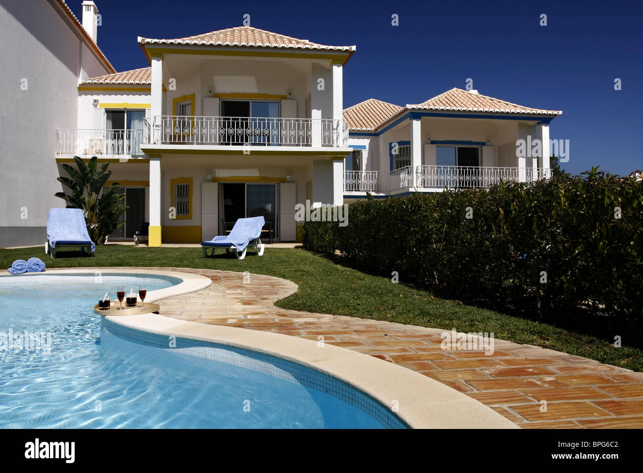 Modernes Haus - Lifestyle-Konzept Stockfoto