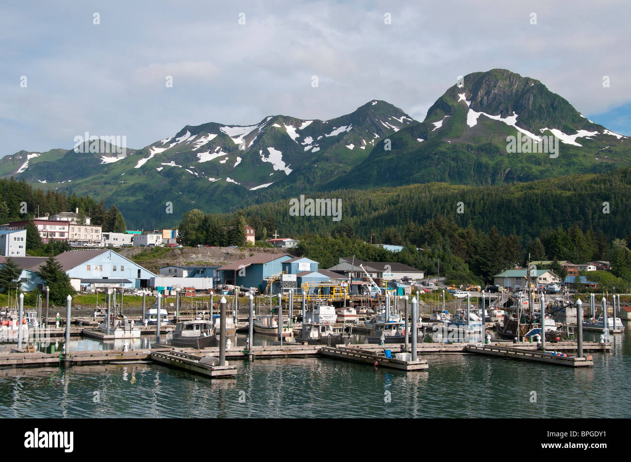 Hafen, Prinz-William-Sund, Cordova, Alaska Stockfotografie - Alamy