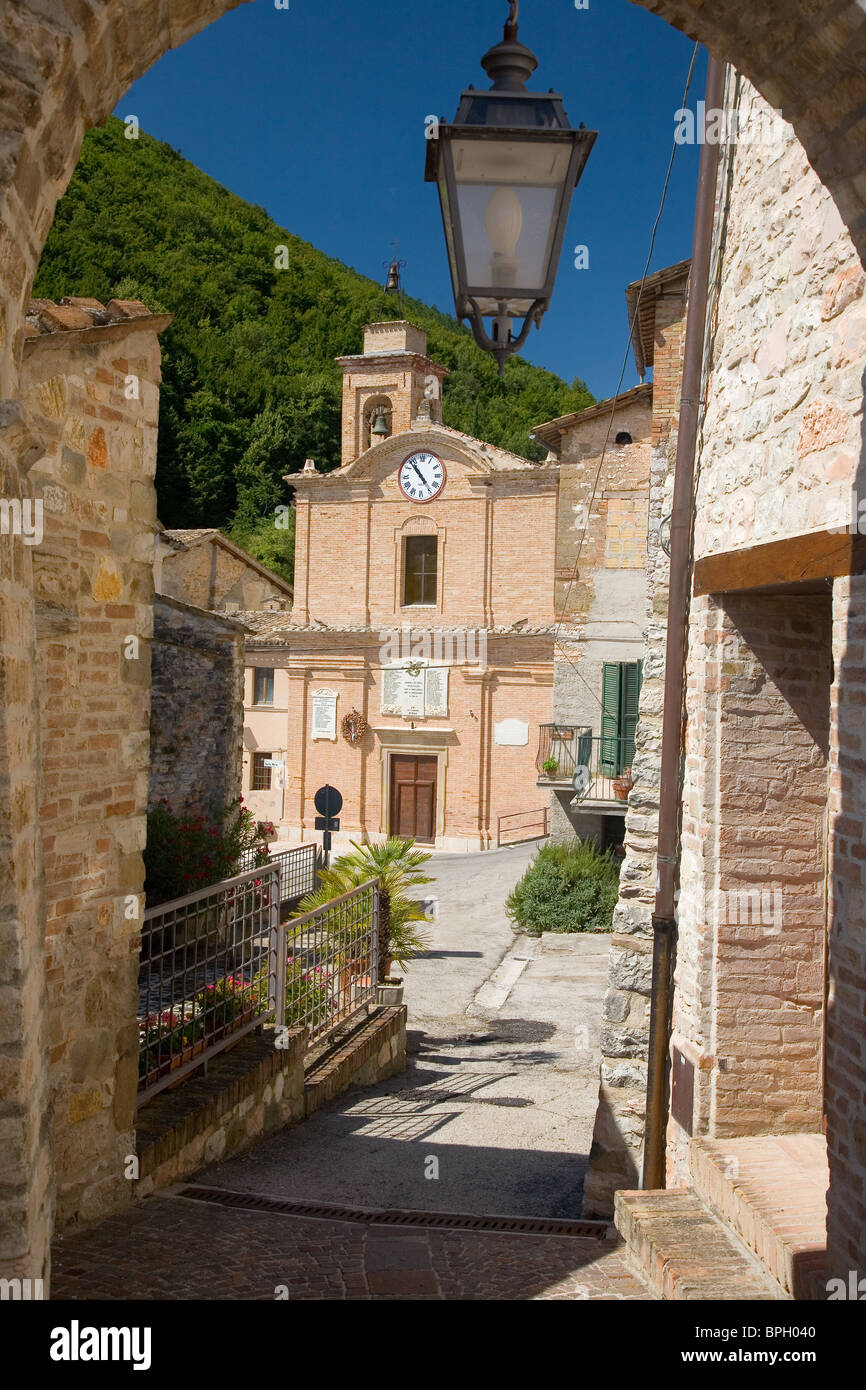 Serrapetrona, Märsche, Macerata, Italien Stockfoto