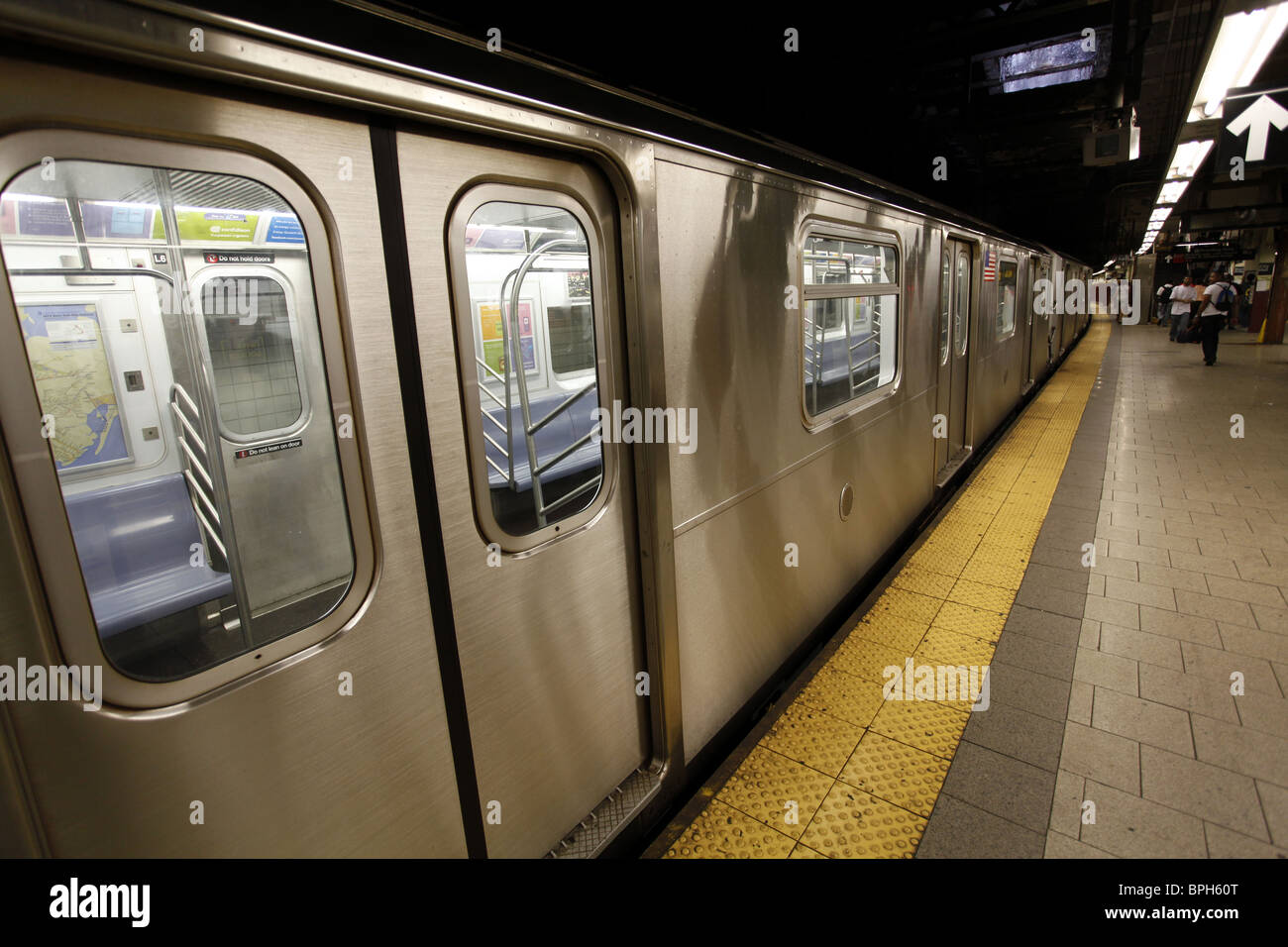 New Yorker u-Bahn. New York. Amerika Stockfoto
