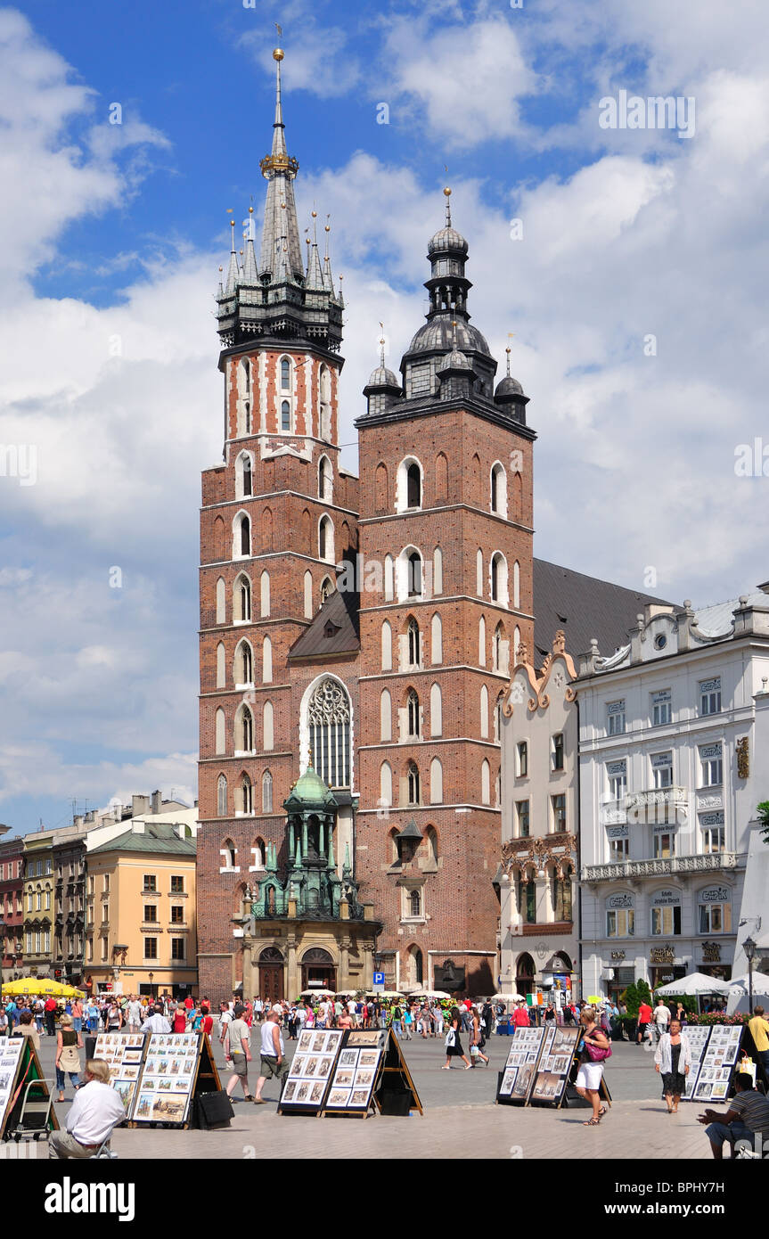 Turm der Marienkirche Stockfoto