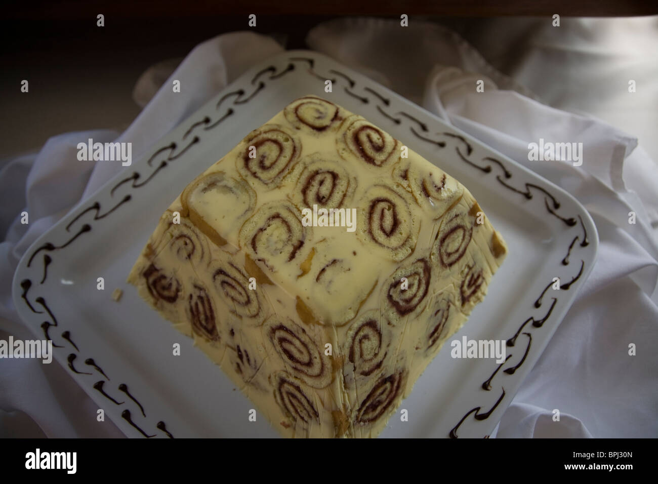 Eine typisches Dessert-Auswahl Orion, Kimberley Highlights cruise Western Australia Stockfoto