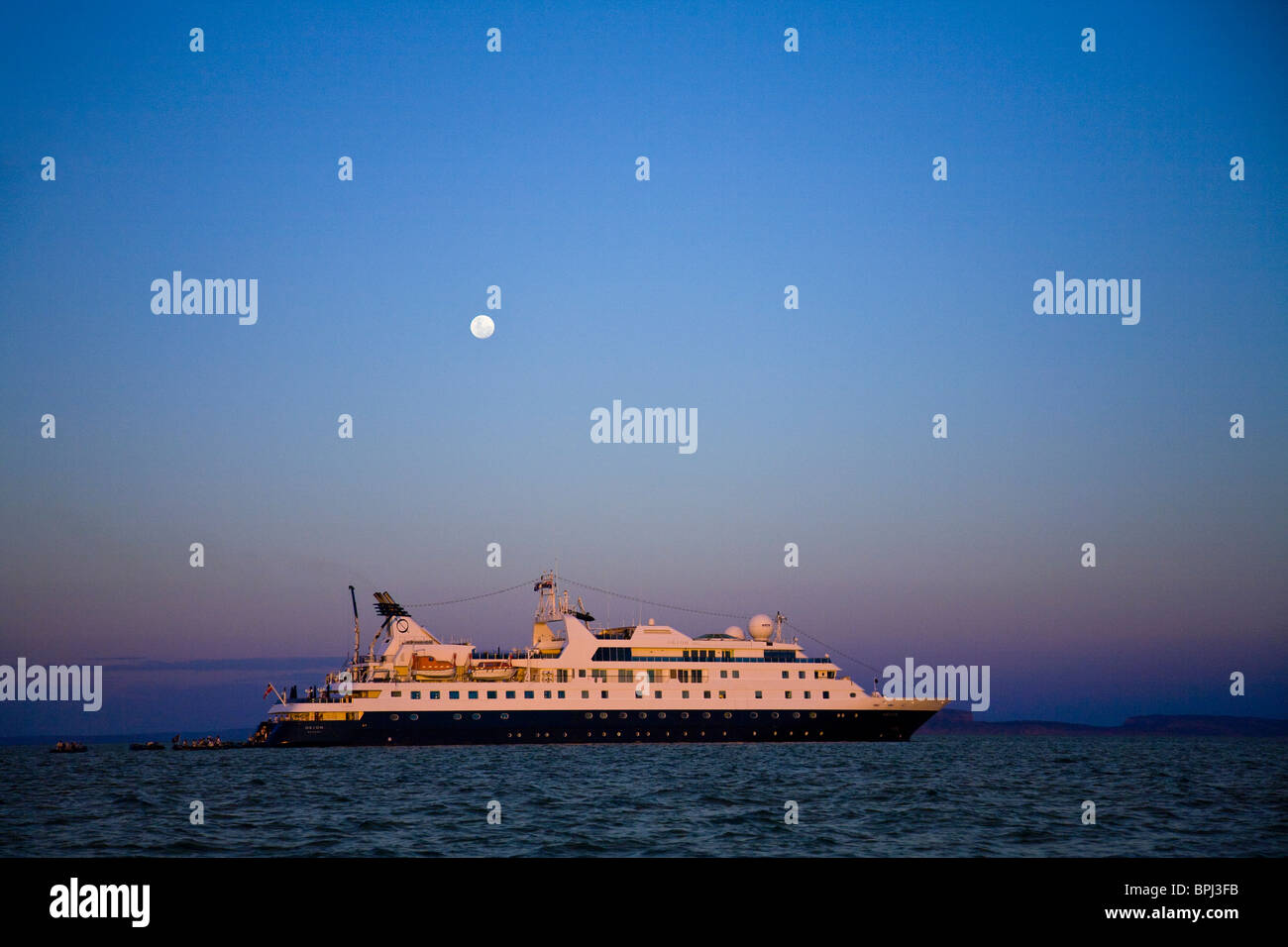 Aussie Expedition Kreuzer Orion, Floß Zeitpunkt, Kimberley-Region in Western Australia Stockfoto