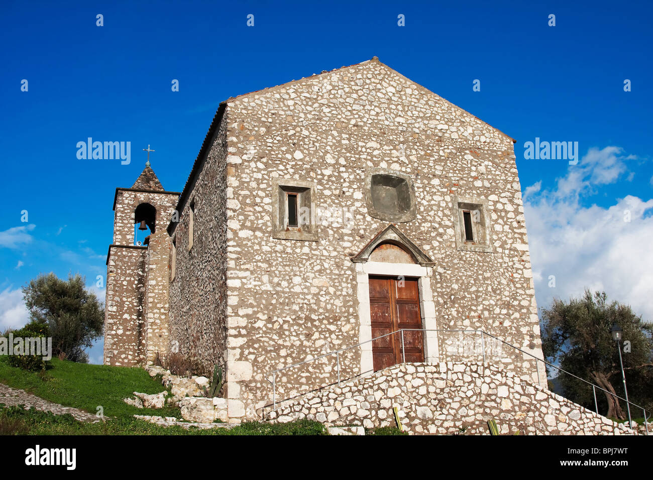 Kapelle in Vairano Patenora in Italien. Stockfoto