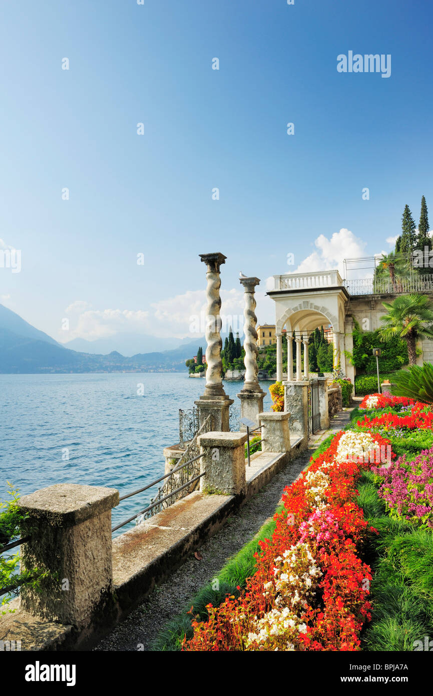 Botanischer Garten, Villa Monastero, Varenna, Comer See, Lombardei, Italien Stockfoto