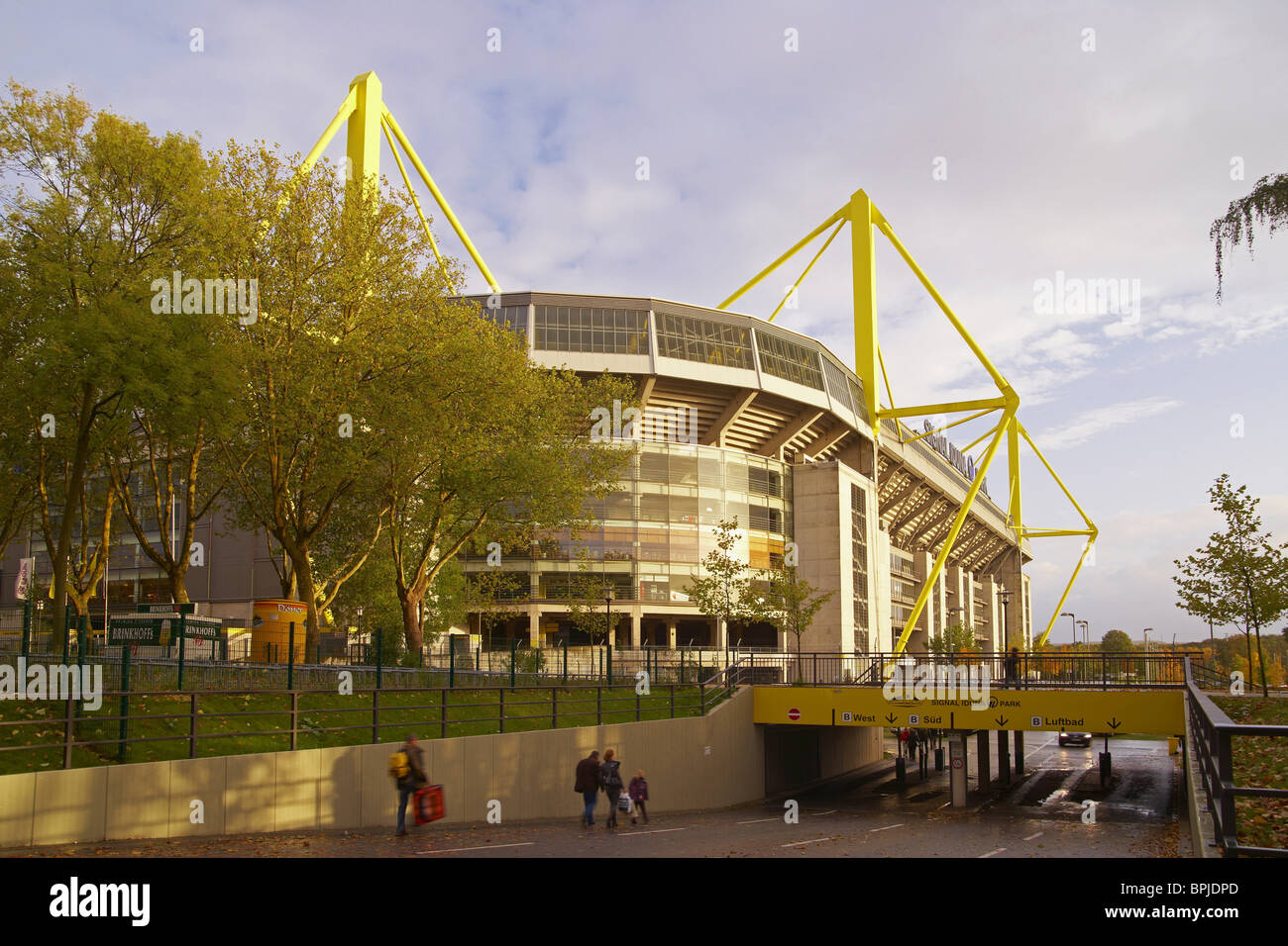 Signal Iduna Park, Borussia Dortmund Stadion, Ruhrgebiet, Nordrhein-Westfalen, Deutschland, Europa Stockfoto