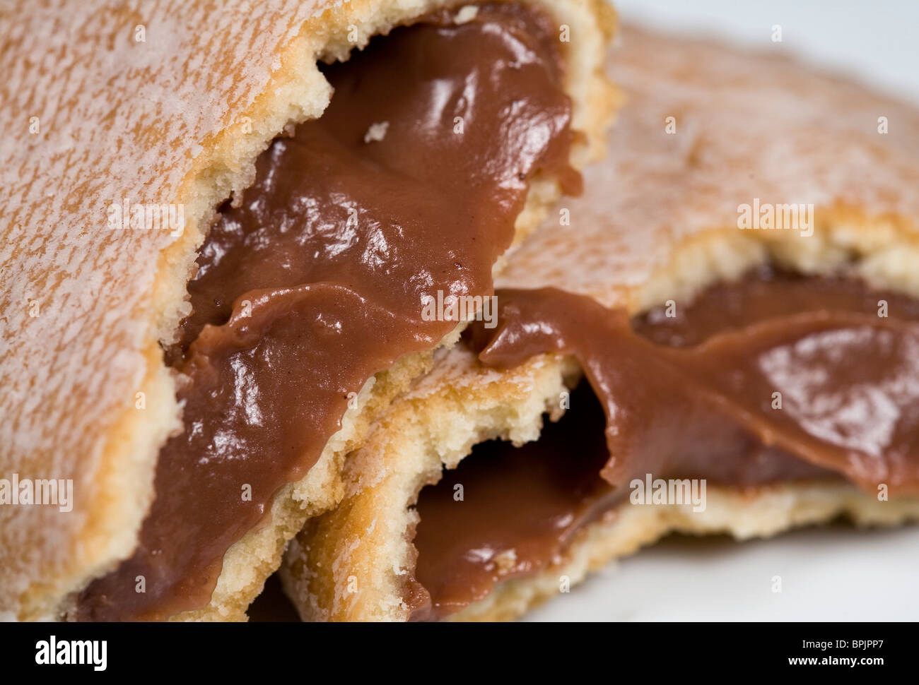 Hostess Schokoladenpudding Torte. Stockfoto