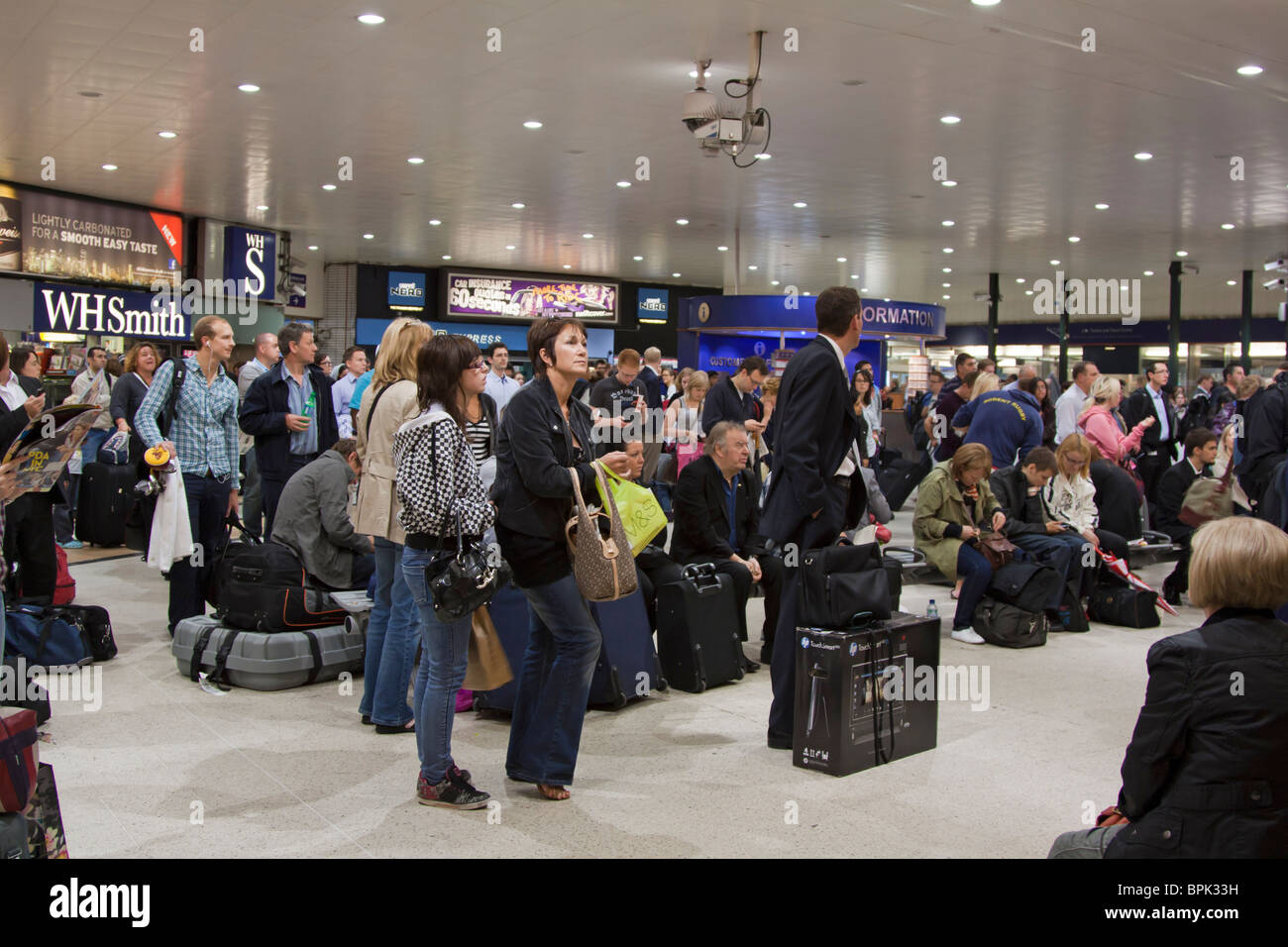 Kings Cross Bahnhofshalle - London Stockfoto