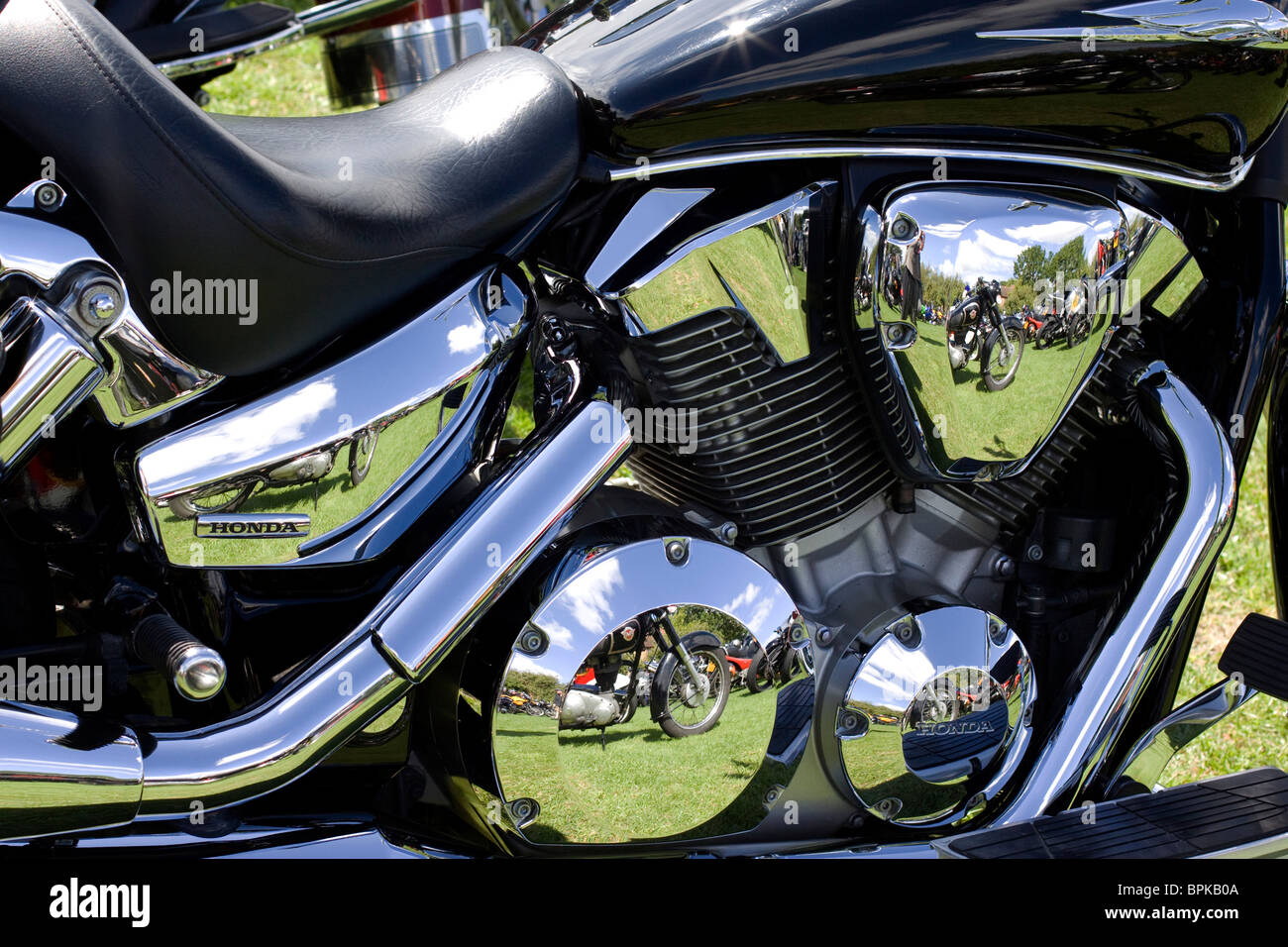 Triumph Rocket 111-Motorrad Stockfoto