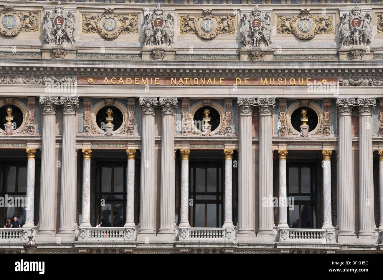 Fassade, Opera, Paris, Frankreich Stockfoto