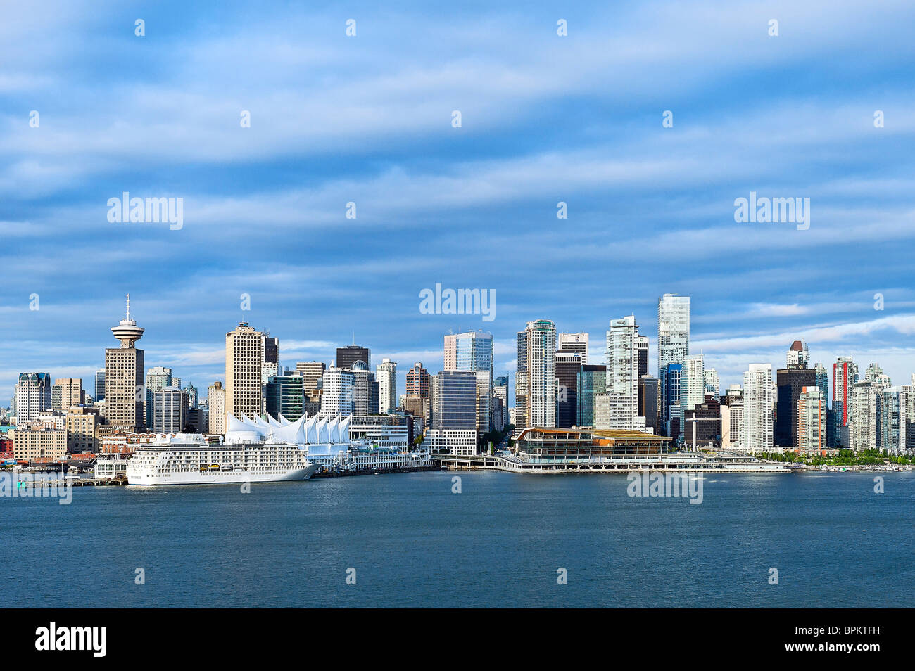 Skyline von Vancouver, Kanada Stockfoto
