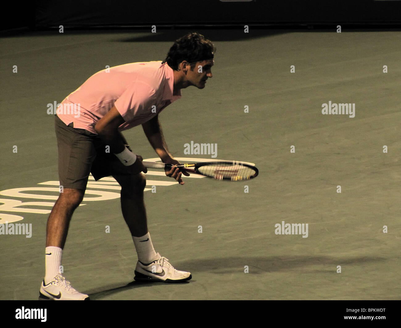 ROGER FEDERER (SCHWEIZ), IM WETTBEWERB MIT ROGERS CUP, TENNIS MASTERS EVENT, TORONTO, KANADA, US OPEN SERIES AUGUST 2010 Stockfoto