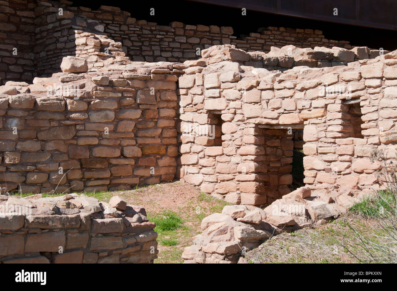 Lowry-Pueblo-Ruinen, Schluchten des alten National Monument nordwestlich von Cortez, Colorado. Stockfoto