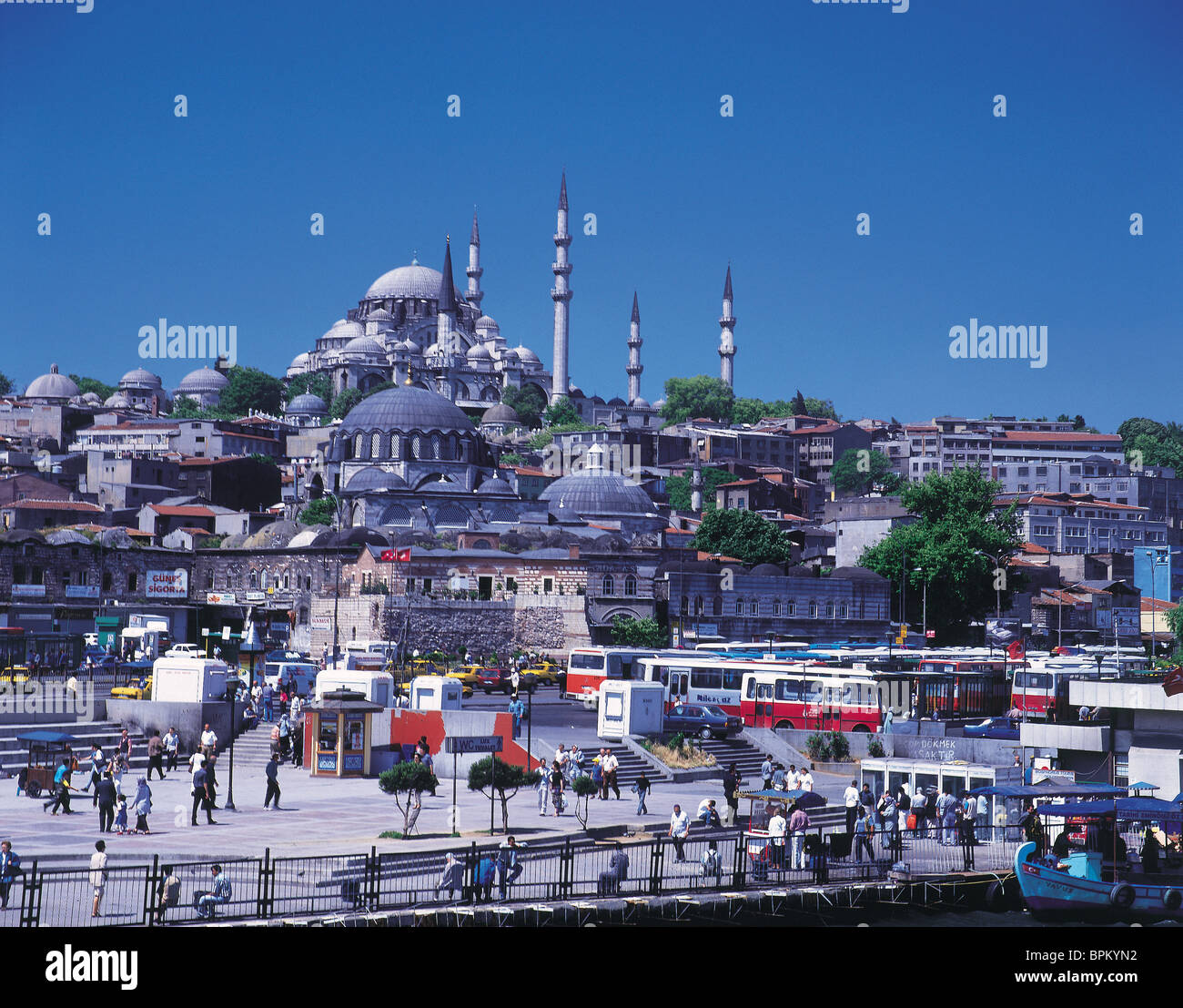 Sultan Süleyman Moschee, Istanbul, Türkei Stockfoto