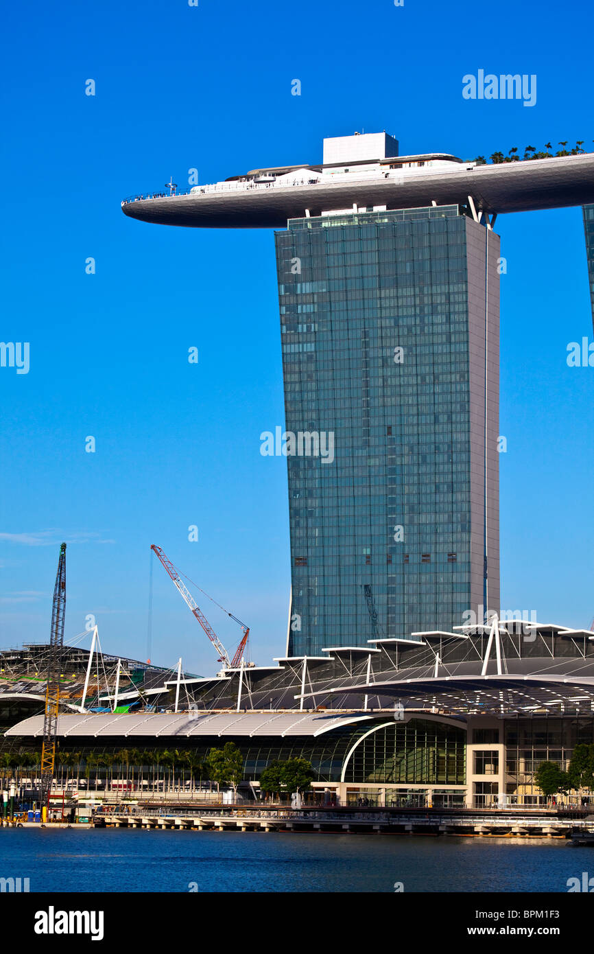 Singapur, Marina Bay, das Marina Bay Sands. Stockfoto