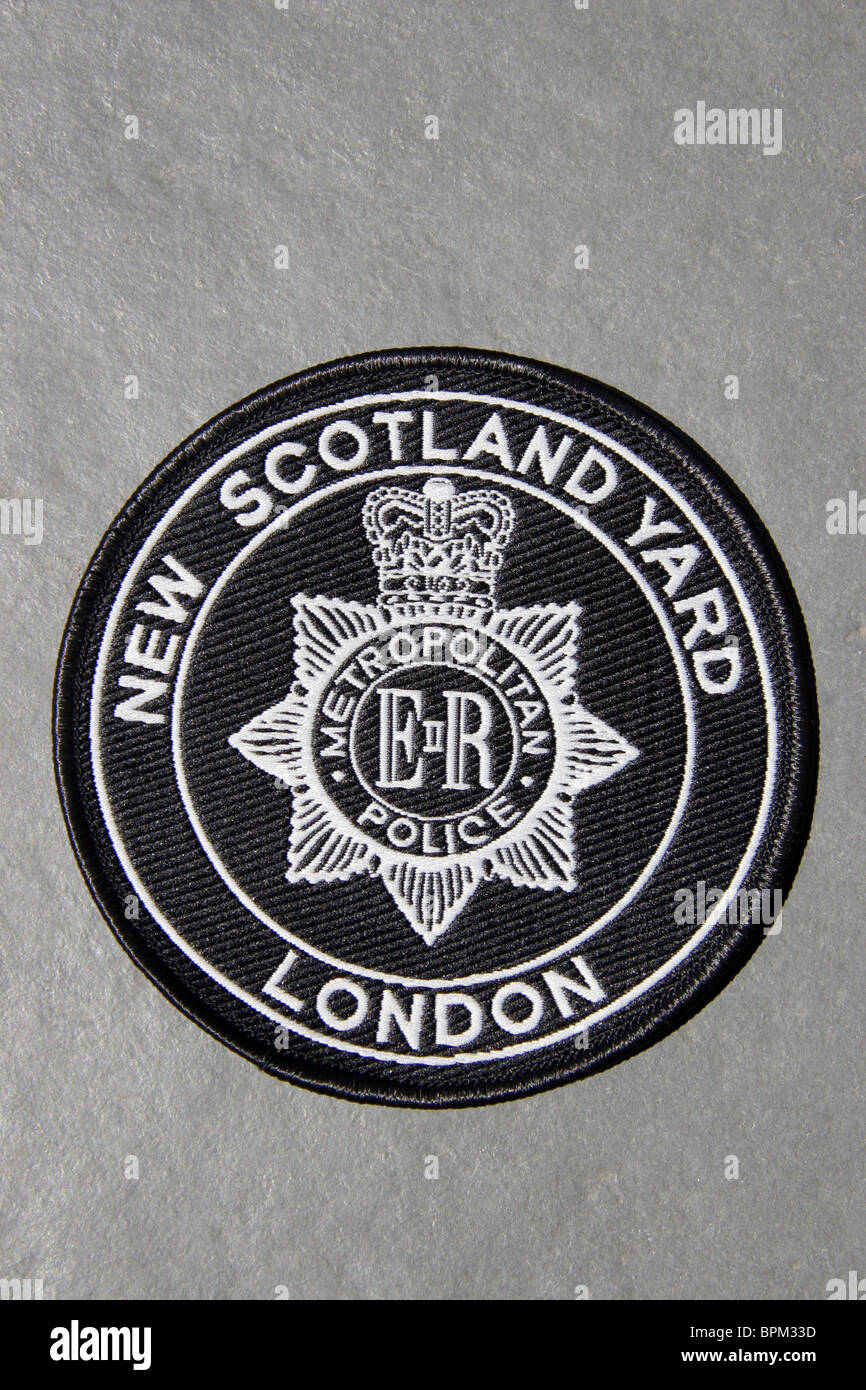 New Scotland Yard, Metropolitan Police Patch, London Stockfoto