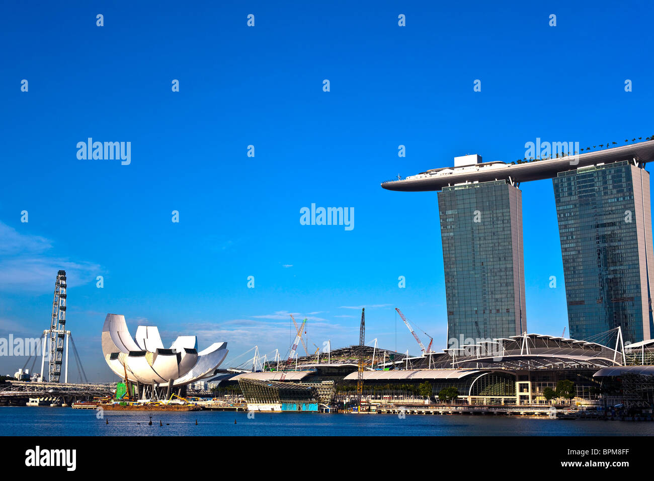 Singapur, Marina Bay, das Marina Bay Sands. Stockfoto