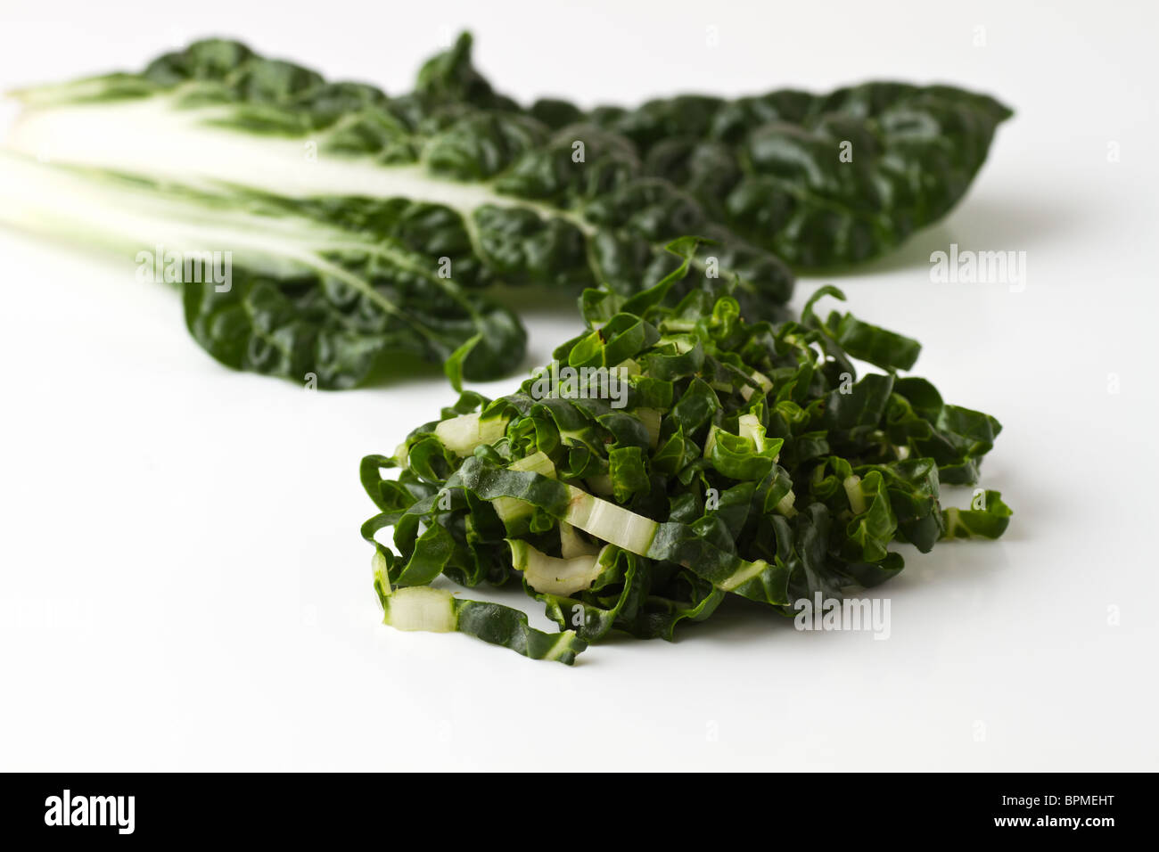 grüne silverbeet Stockfoto