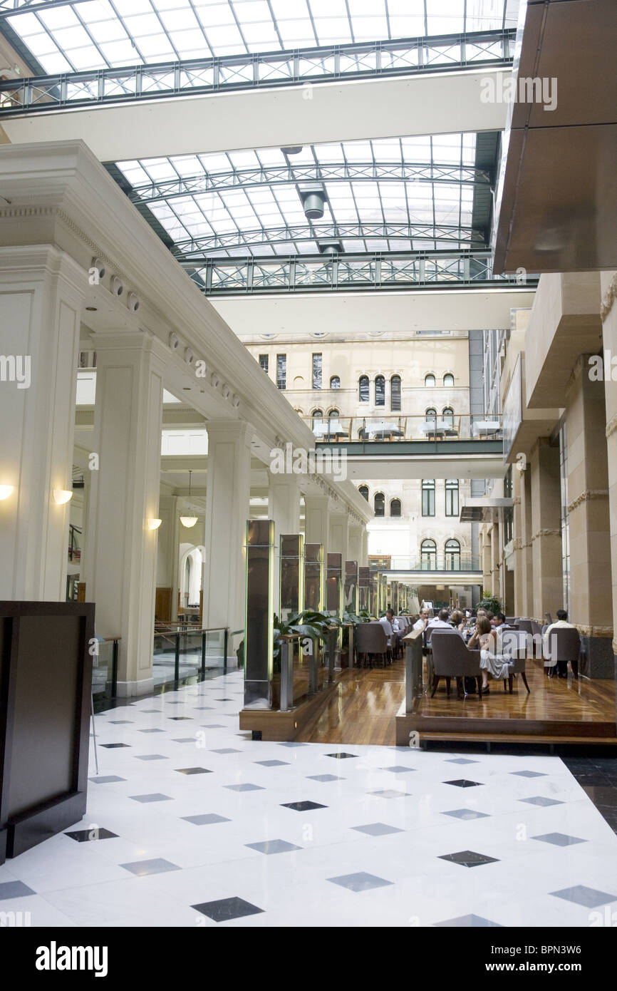 Restaurant im Queen Victoria Building, Innenstadt von Sydney, New South Wales, Australien Stockfoto