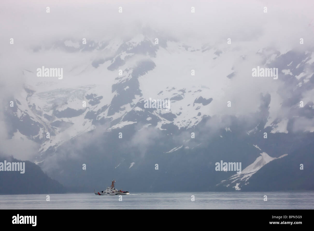 USCG, Resurrection Bay, Seward, Alaska. Stockfoto