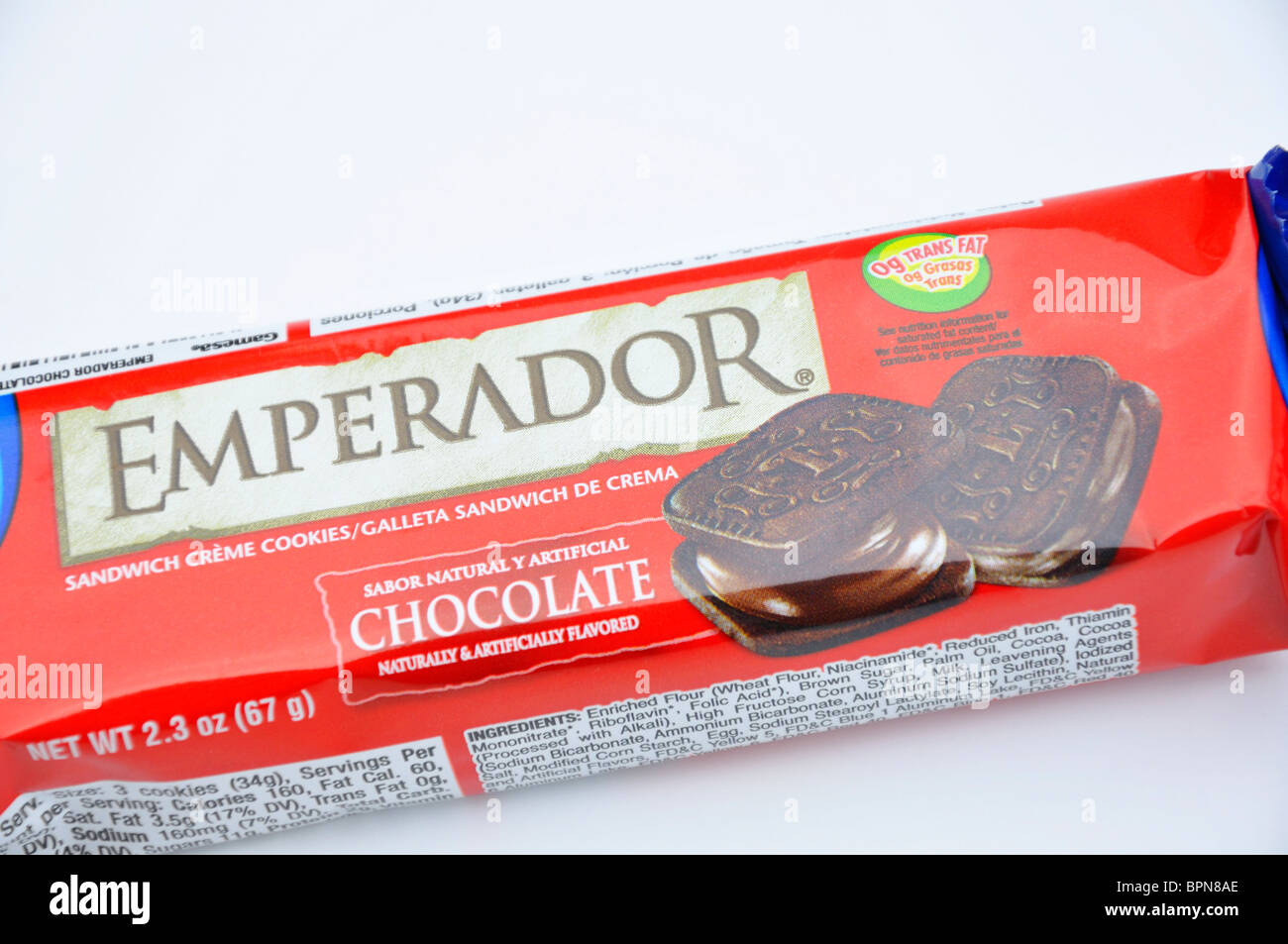 Emperador Schoko cookies Stockfoto