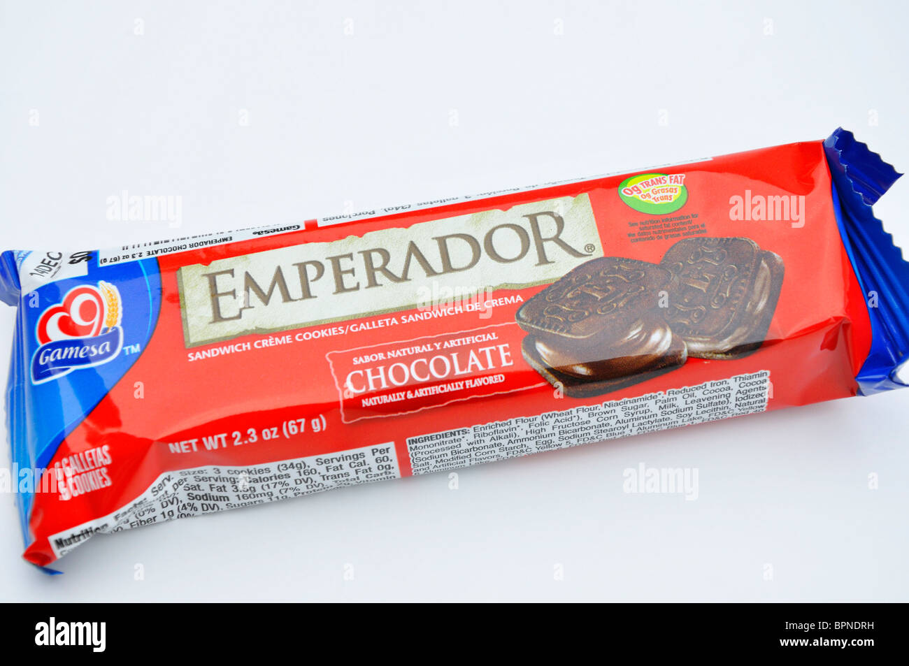 Emperador Schoko cookies Stockfoto