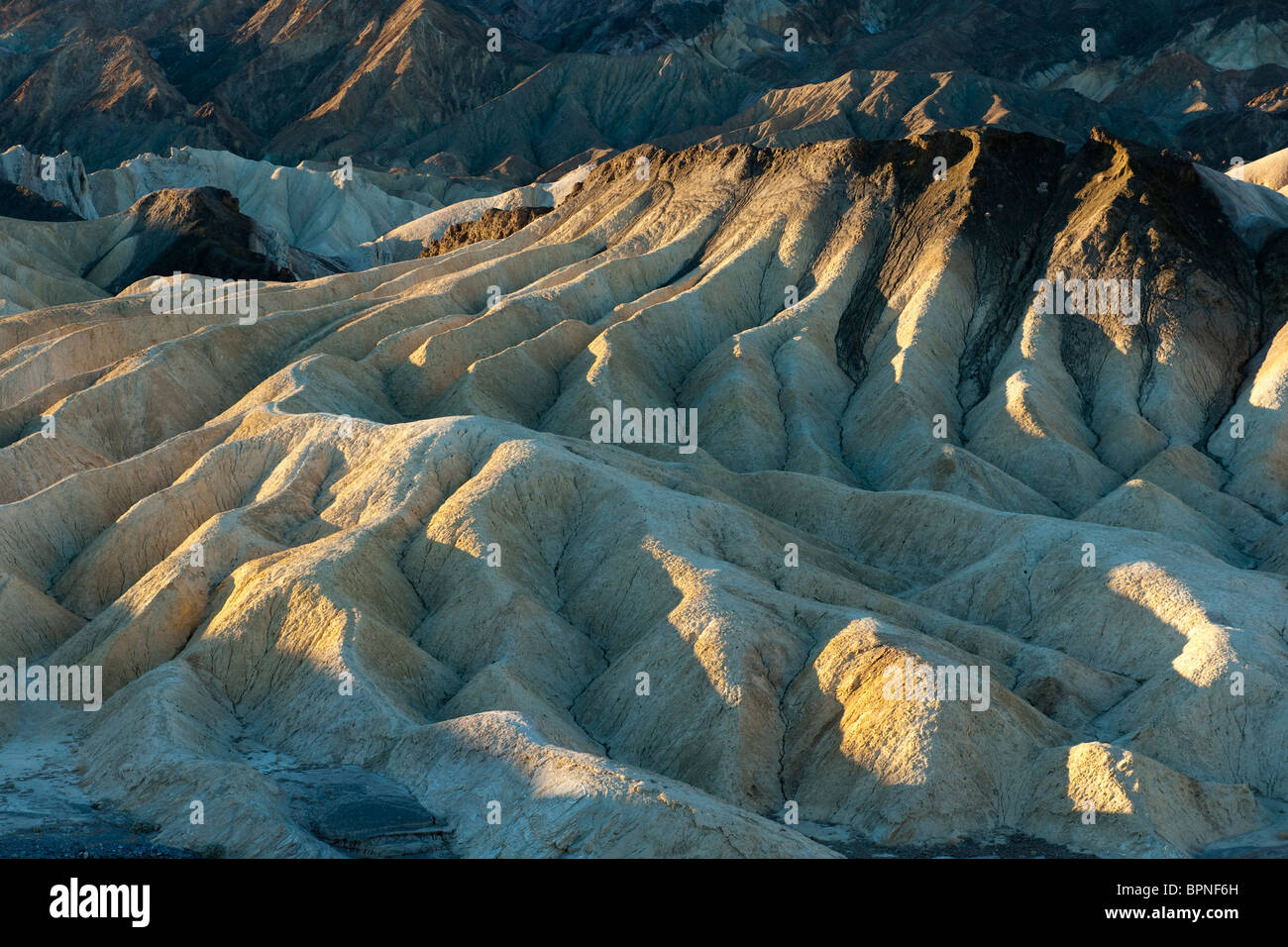 Zabriskie Point, Death Valley Nationalpark, Kalifornien, USA Stockfoto