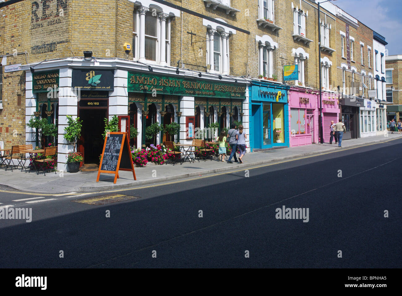 Stoke Newington Church Street, London Stockfoto