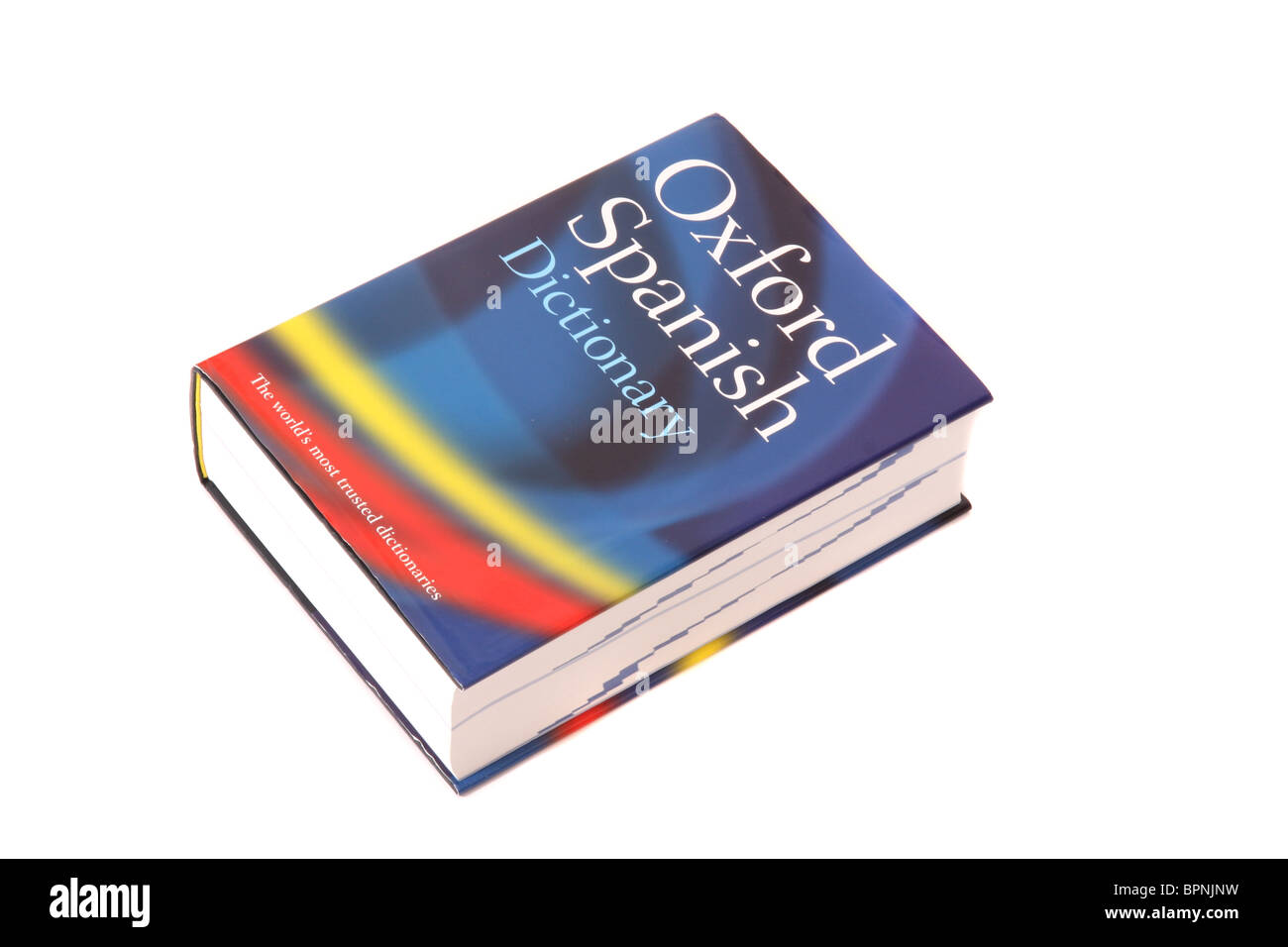 Ein spanisches Wörterbuch von Oxford Stockfoto