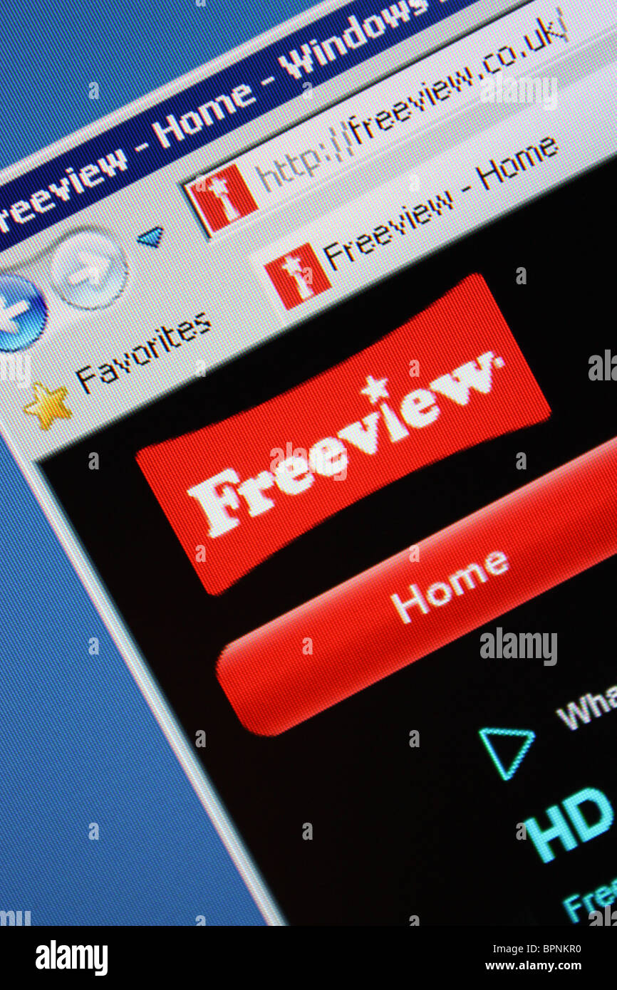 DVB-t free-tv Stockfoto