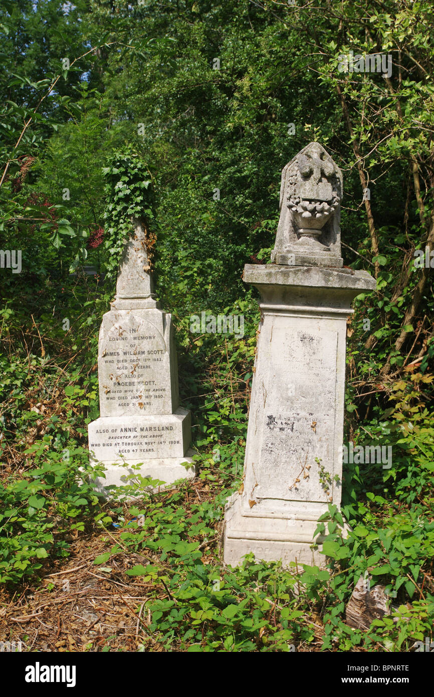 Abney Park Cemetery, Stoke Newington, London Stockfoto