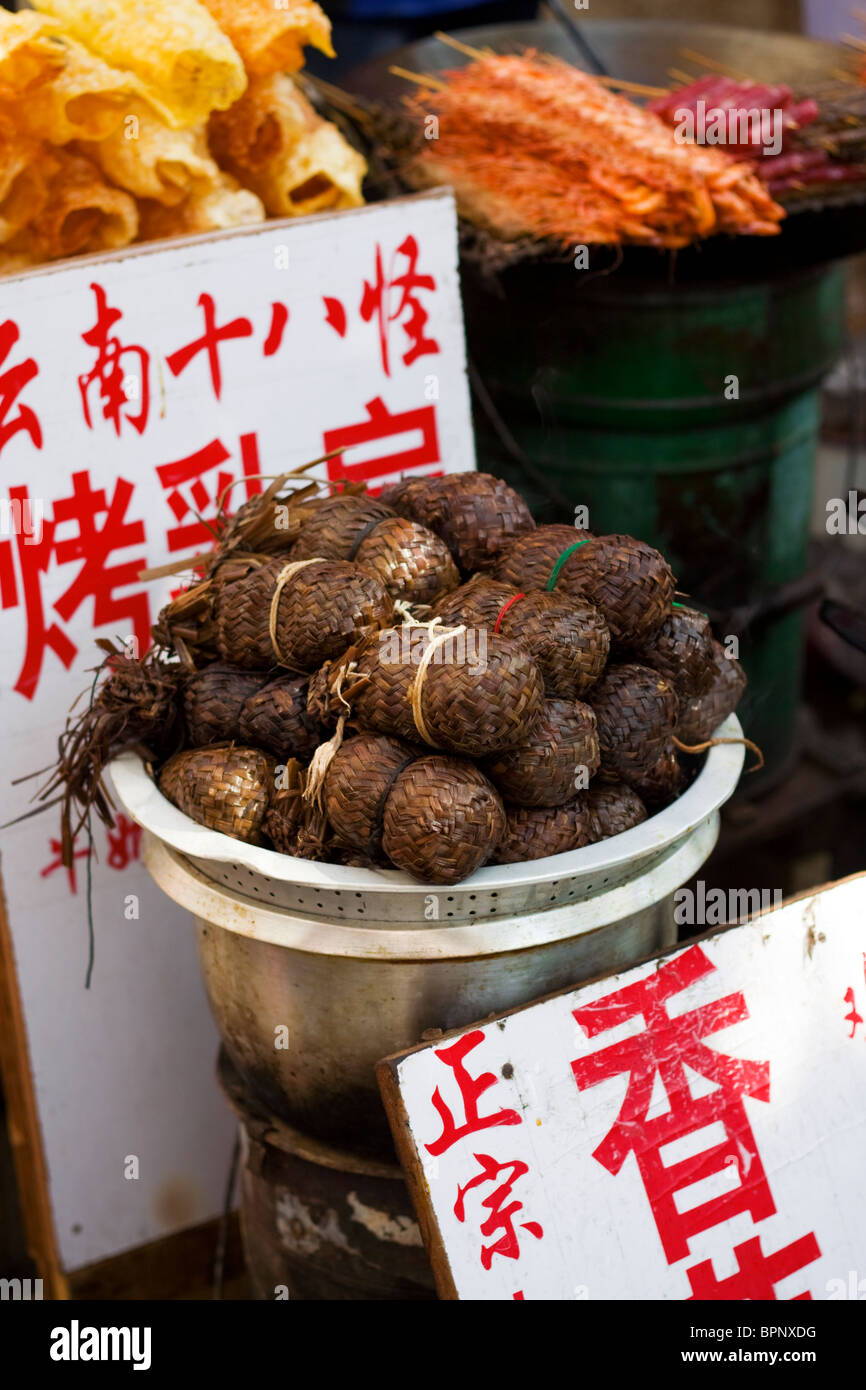 Eine chinesische Garküche in Dali, Yunnan Provence. China. Asien. 2010 Stockfoto