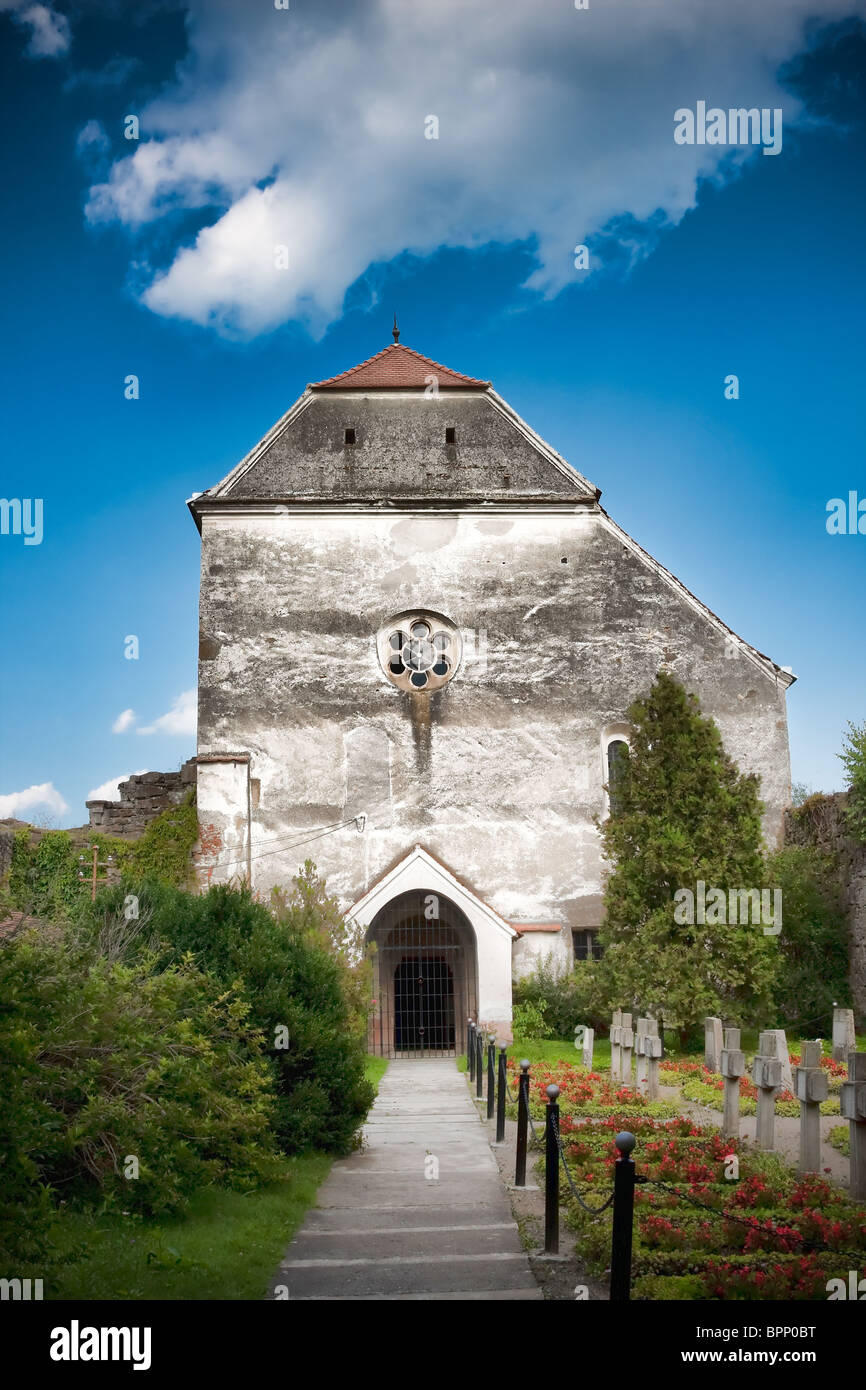 Die Zisterzienserkirche in Carta Dorf, Sibiu Grafschaft, Rumänien. Stockfoto