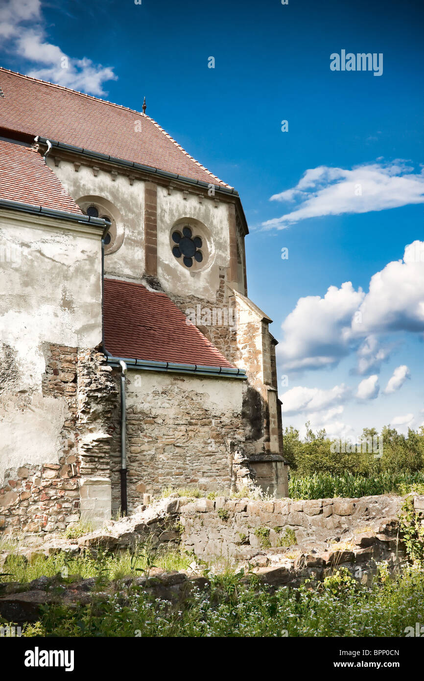 Die Zisterzienserkirche in Carta Dorf, Sibiu Grafschaft, Rumänien. Stockfoto