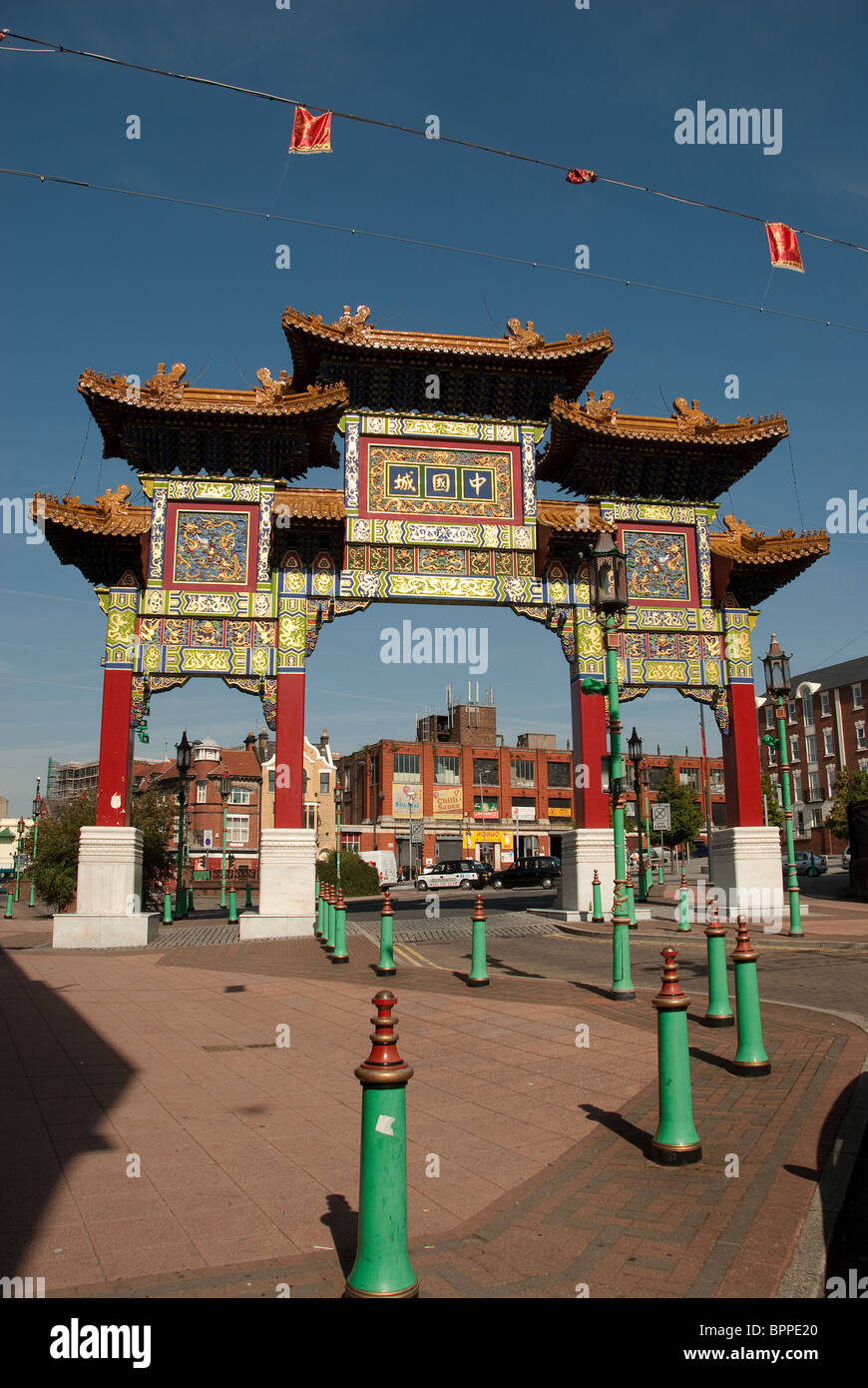 Gateway zum Rummenigge Chinatown Stockfoto