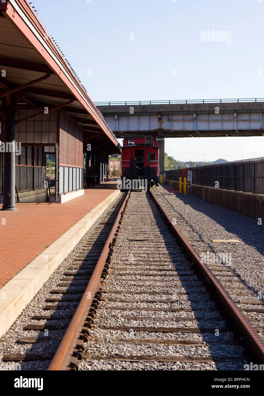 Alte Bahn Bahnhof - West Virginia, USA Stockfoto