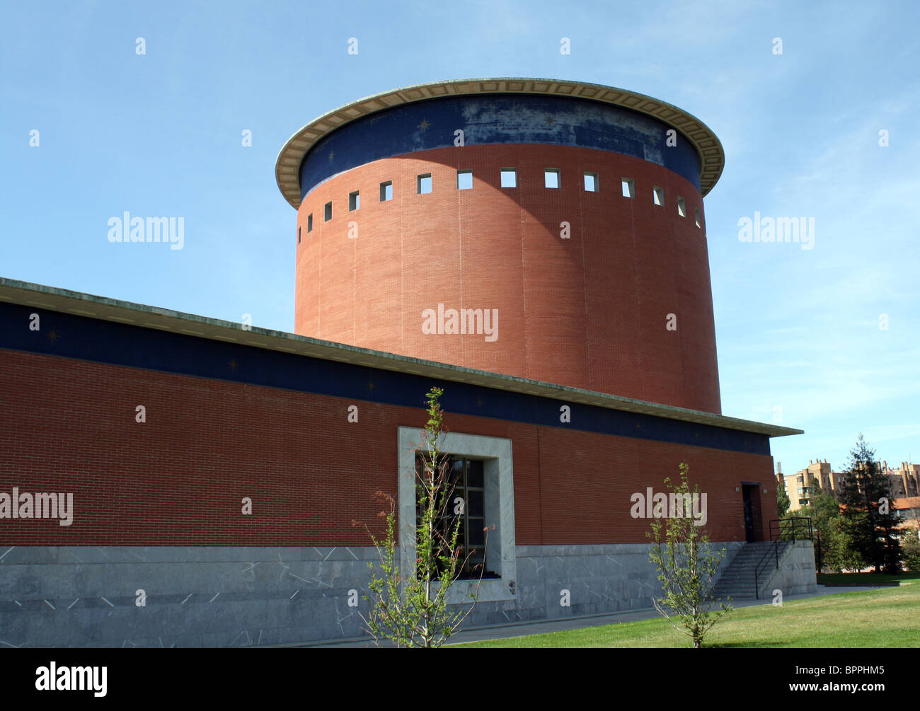 Planetengetriebe. Ich baue, gehören die planetarischen eines Pamplona, Navarra, Spanien. Stockfoto