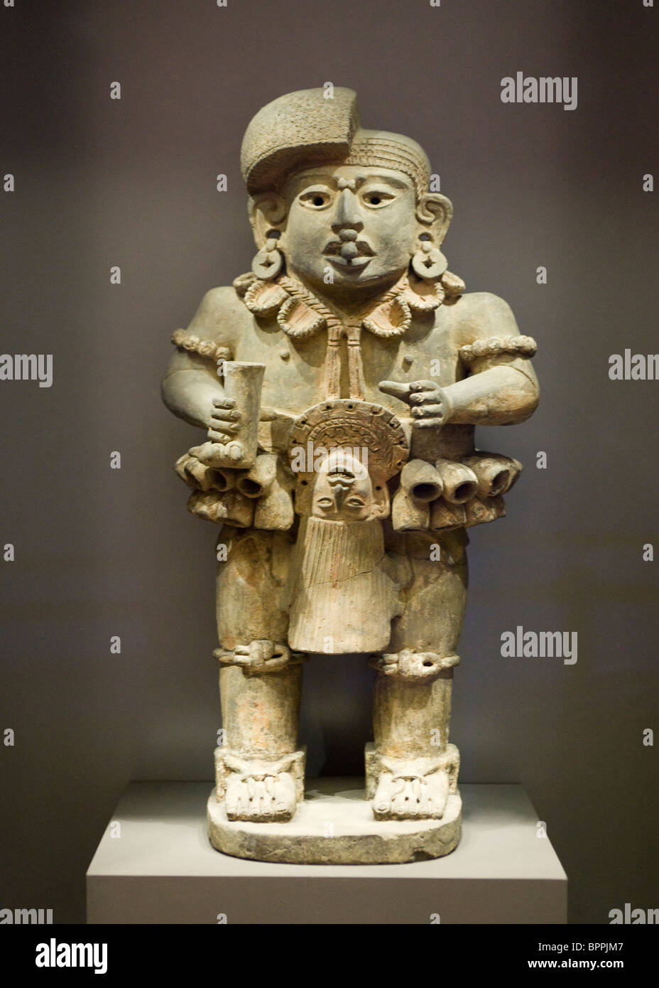 Indianer-Skulptur Stockfoto