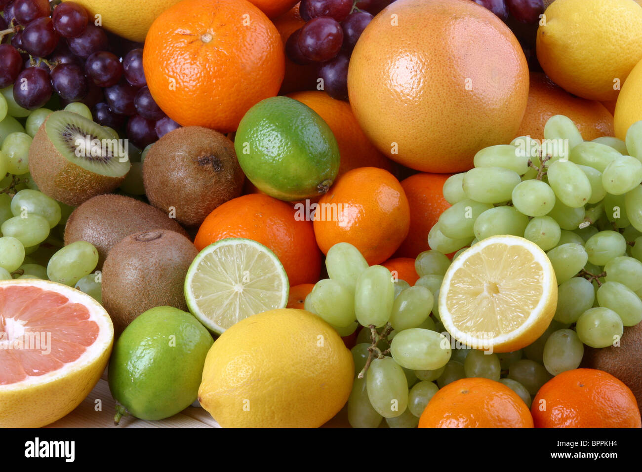 Sortiment von Obst Stockfoto