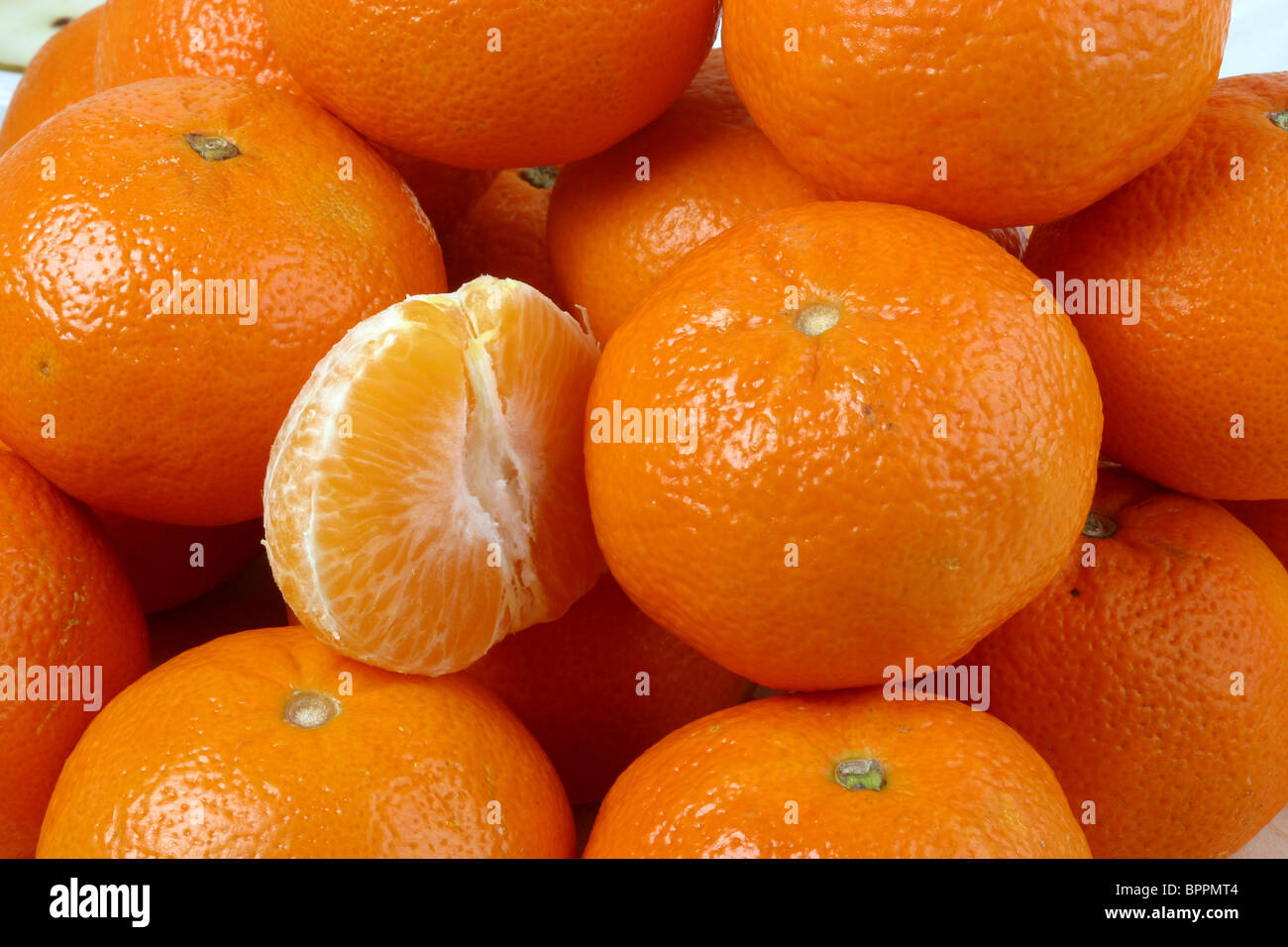Clementine Orangen Stockfoto