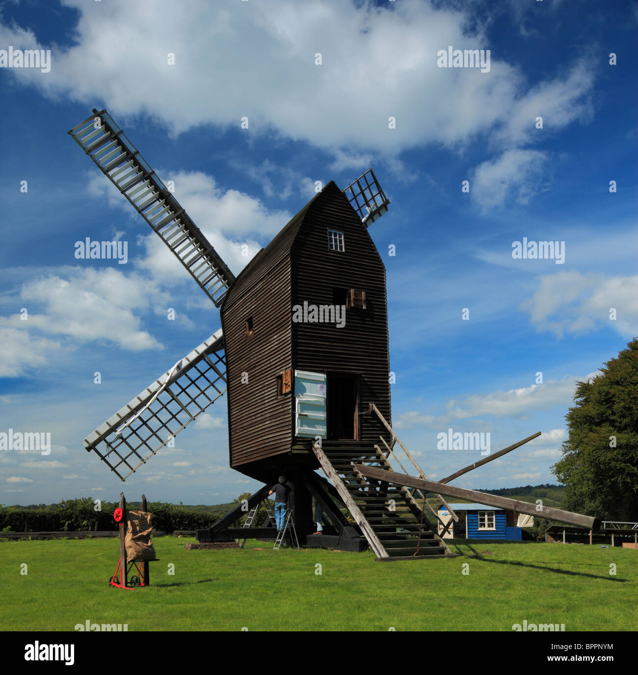 Die Nutley post Windmühle. Stockfoto